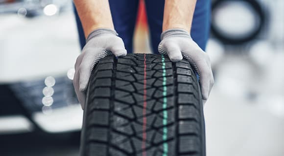 New car tyre — Experienced Mechanics in Tamworth, NSW