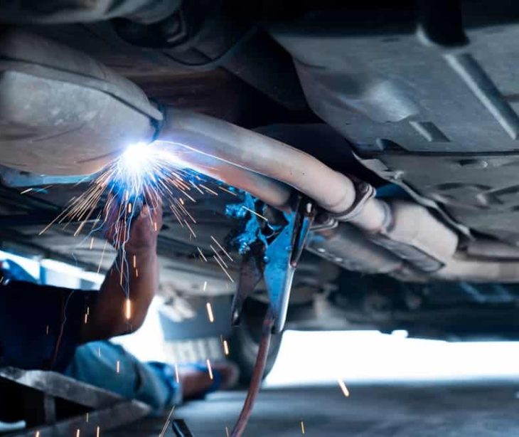 Car exhaust installation — Experienced Mechanics in Tamworth, NSW